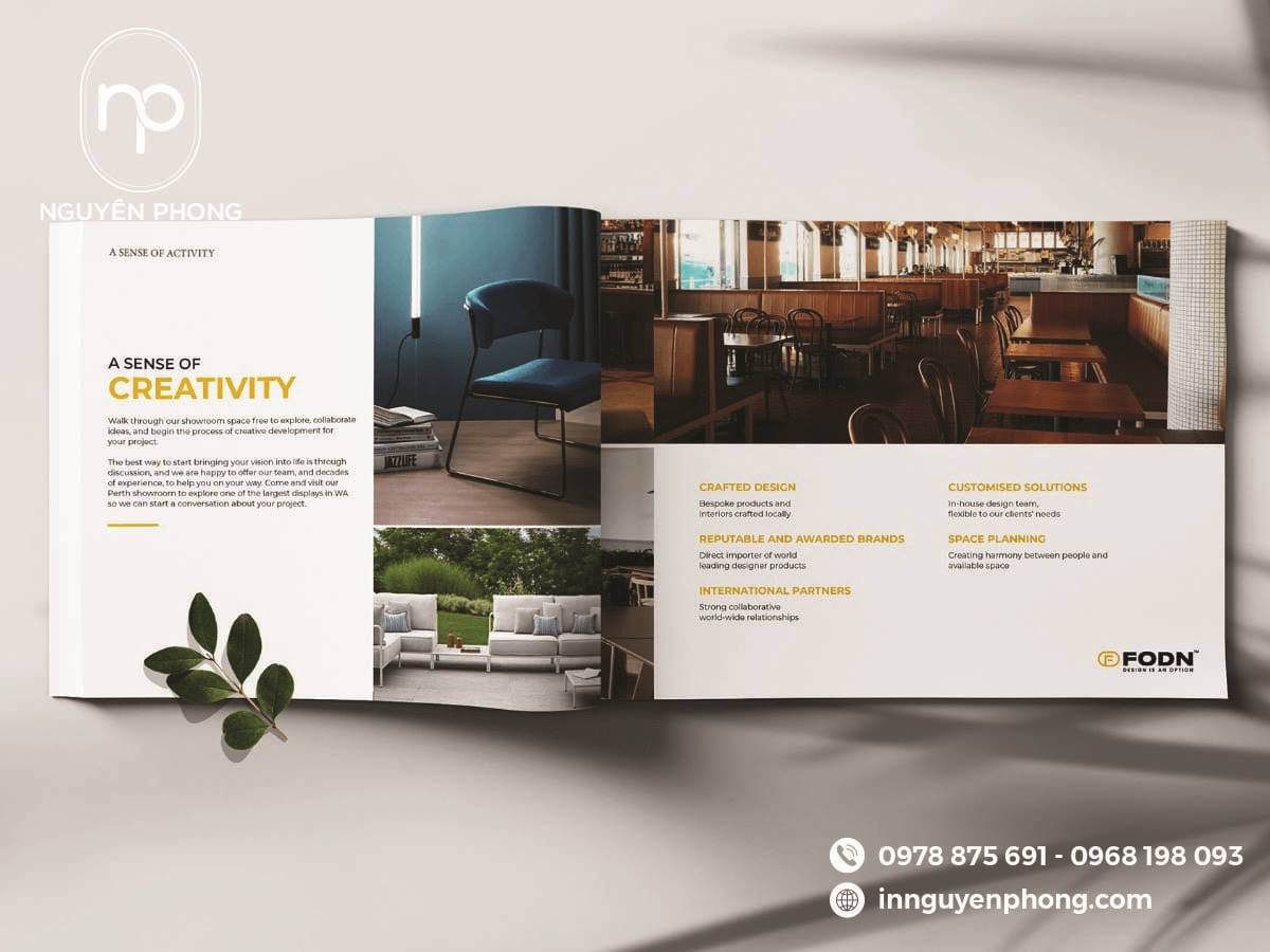 Mẫu catalogue nội thất